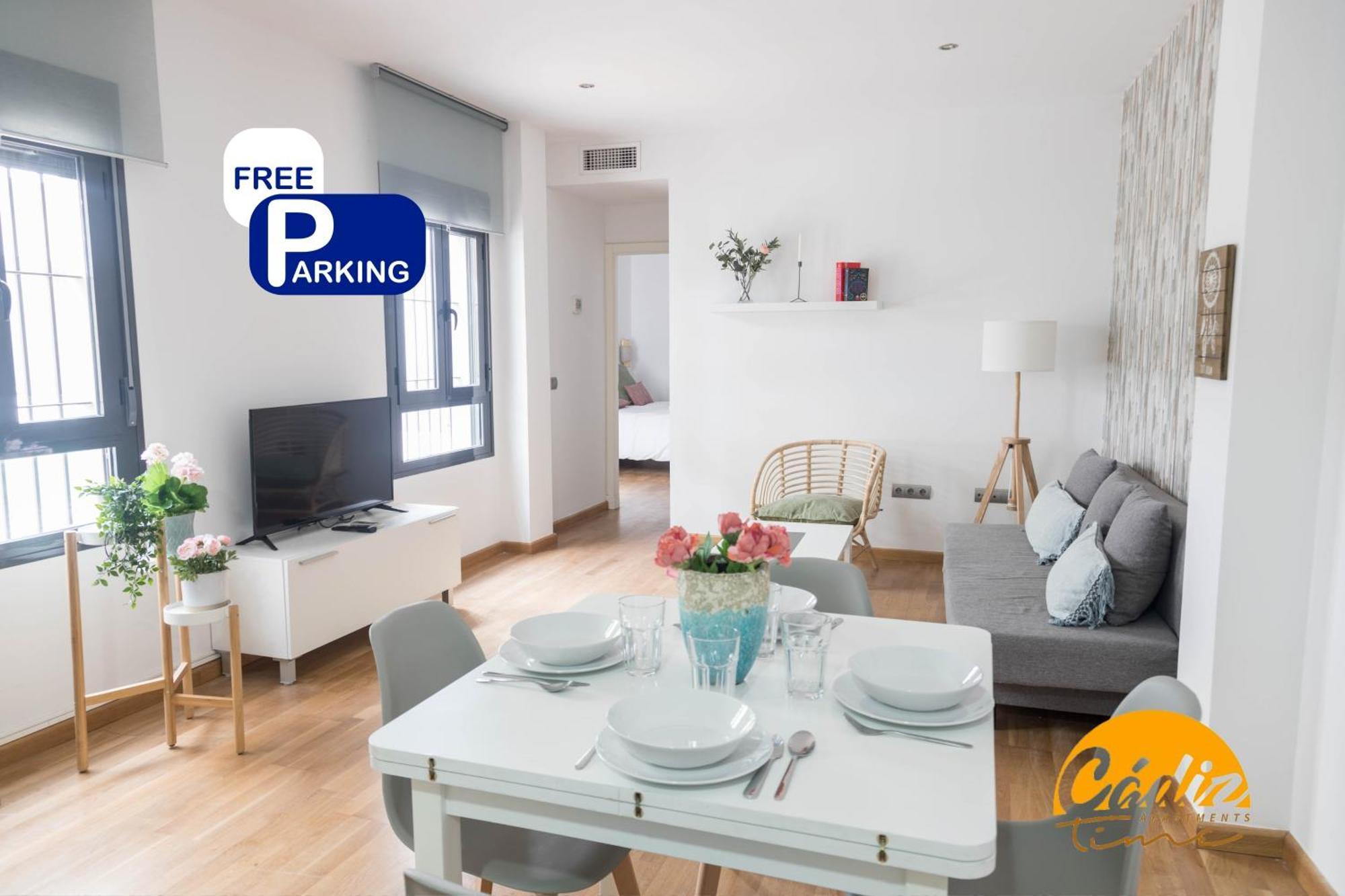 Apartamento Caleta - Free Parking By Cadiz Time Kültér fotó